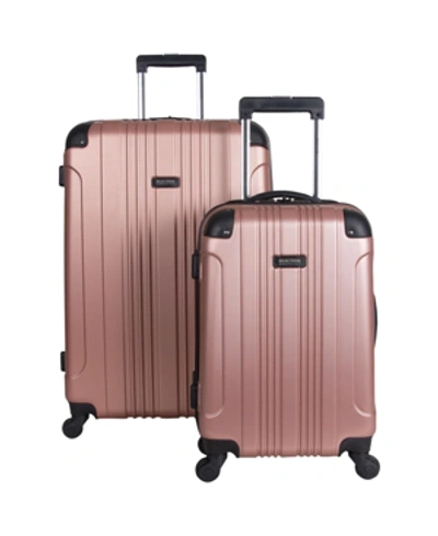 Kenneth Cole Reaction Out Of Bounds 2-pc Lightweight Hardside Spinner Luggage Set In Rose Gold