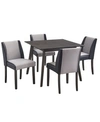 BUYLATERAL ANGELO HOME GRAYSON 5 PIECE DINING SET