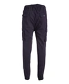 Galaxy By Harvic Men's Cotton Stretch Twill Cargo Joggers In Navy
