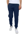 Galaxy By Harvic Men's Classic Fleece Jogger Sweatpants With Zipper Pockets In Navy