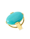 IPPOLITA WOMEN'S ROCK CANDY 18K YELLOW GOLD & TURQUOISE OVAL RING,400011923789