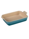 Le Creuset Heritage 4-quart Rectangular Stoneware Dish In Caribbean