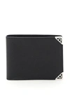 Ferragamo New Gancini Bi-fold Wallet In Black