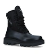 GIVENCHY LEATHER COMBAT ANKLE BOOTS,16164191