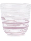 Carlo Moretti Rippled Drinking Glass In Purple