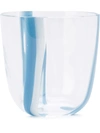 Carlo Moretti Two-tone Stripe Glass In Blue