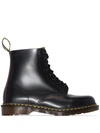 Dr. Martens 1460 Pascal Chroma 8 Martin Boots Couple Style Silver Black