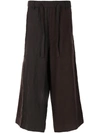 ZIGGY CHEN PAPERBAG PANELLED TROUSERS