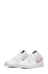 Jordan 1 Low Se Sneaker In Sail/metallic Gold/sail