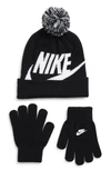 Nike 2-pc. Swoosh Beanie & Gloves Set, Big Boys In 42