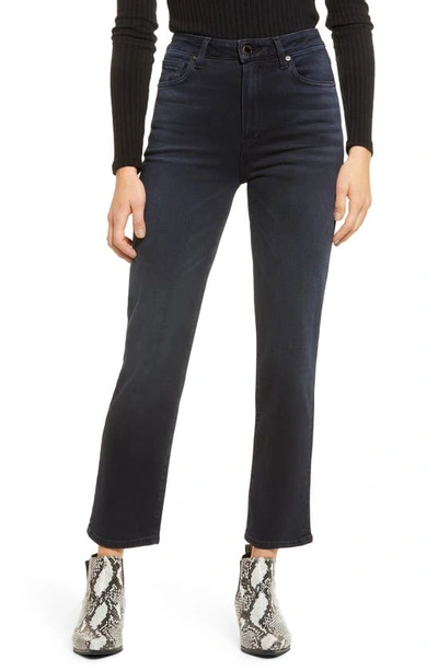 Le Jean Sabine High Rise Straight Leg Crop Jeans In Milo