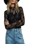Free People Lady Lux Layering Top In Black