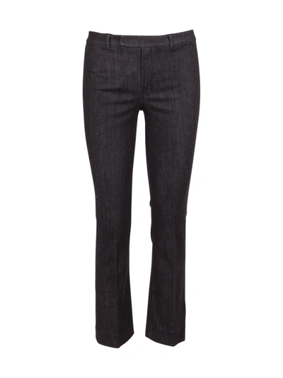 Max Mara S  Denimp Cotton Jeans In Black