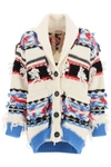 N°21 Maglia Distressed-effect Cardigan In Bianco Latte (white)