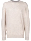 Brunello Cucinelli Sweatshirt-style Sweater In Sand