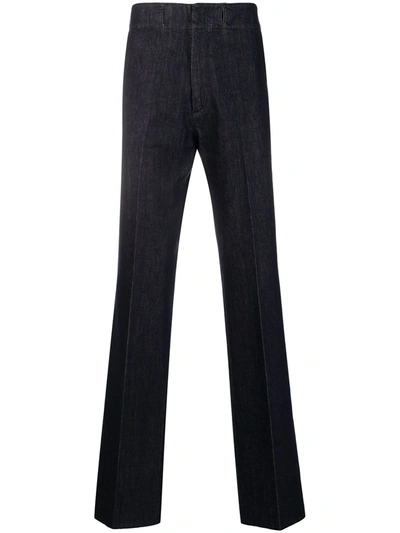 Ferragamo Tailored Sailor Trousers In Black