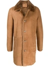 DESA 1972 BUTTON-UP SHEEPSKIN COAT