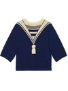 GUCCI INTARSIA-KNIT SAILOR JUMPER