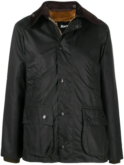 Barbour Bedale Waxed Jacket In Green