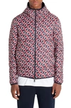 Moncler Zois Reversible Water Resistant Down Puffer Coat In Multicolour