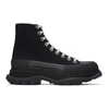 Alexander Mcqueen Chunky High-top Sneakers In Black