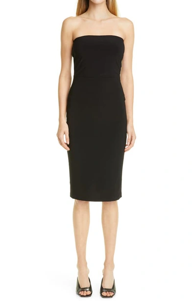 NORMA KAMALI STRAPLESS SHEATH DRESS,KK4253PL097001