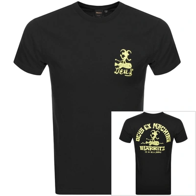 Deus Ex Machina Devil Biaritz Address T-shirt In Black