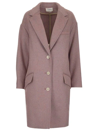 Isabel Marant Étoile Limi Light Pink Wool-blend Coat