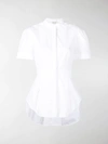 ALEXANDER MCQUEEN COLLARLESS SHORT-SLEEVE SHIRT,16123987