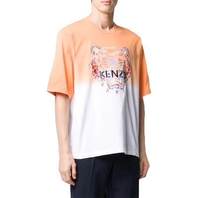 Kenzo Tiger Gradient T-shirt In Orange