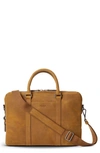 SHINOLA LEATHER COMPUTER BRIEFCASE,S0320196929