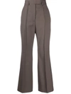 ACNE STUDIOS CROPPED FLARED TROUSERS