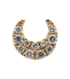 Maria Tash 18kt Yellow Gold Moon Diamond Stud Earring In Gold
