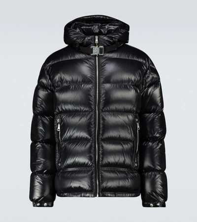 Moncler Genius Moncler X 1017 Alyx 9sm Buckled Hooded Down Jacket In Black