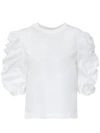SEE BY CHLOÉ SEE BY CHLOÉ GATHERED PUFF SLEEVE TOP