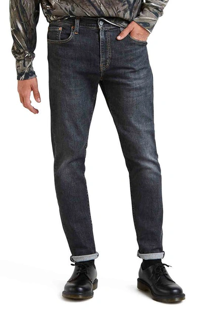 Levi's Mens Performance Slim Tapered Leg Jeans In Washed Black