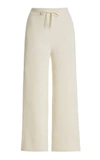 Lisa Yang Off-white Cashmere 'the Heather' Lounge Pants In White,black