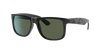 Ray Ban Ray-ban Justin 54mm Rectangular Sunglasses In Polarized Green Classic