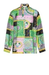VERSACE PATCHWORK SHIRT,VSAC-MS107