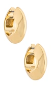 JENNY BIRD WIDE HINGED HOOPS EARRINGS,JENR-WL99