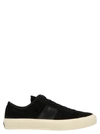 Tom Ford Logo-print Low-top Sneakers In Black