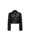 GANNI LEATHER JACKET,F5581 099