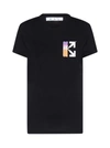 OFF-WHITE GRADIENT LOGO COTTON T-SHIRT,OWAA040R21JER001 -1084