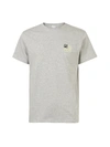 Loewe Anagram-embroidered Cotton-jersey T-shirt In Grey Melange
