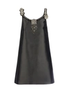 PRADA SILK WOOL DRESS,P3D25RS2111YHG F0D65 FERRO