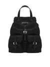 PRADA LOGO-PLAQUE NYLON MINI BACKPACK,11658093