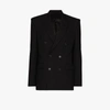 Wardrobe.nyc Wardrobe. Nyc Double Breasted Blazer In Black