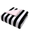 JUICY COUTURE CABANA STRIPE REVERSIBLE COMFORTER SET, 6 PIECE, QUEEN BEDDING