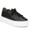 Sam Edelman Women's Pippy Lace Up Sneakers Women's Shoes In Black