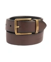 Tommy Hilfiger Big Boys Reversible Stretch Belt In Dark Brown/black